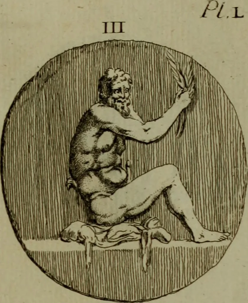 An illustration from Recueil d'antiquités égyptiennes, étrusques, greques et romaines, 1752, leaf 306