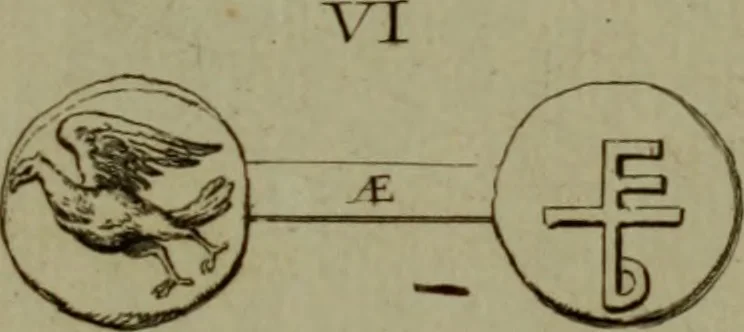An illustration from Recueil d'antiquités égyptiennes, étrusques, greques et romaines, 1752, leaf 308