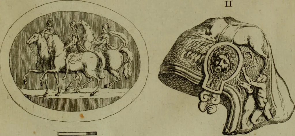 An illustration from Recueil d'antiquités égyptiennes, étrusques, greques et romaines, 1752, leaf 308