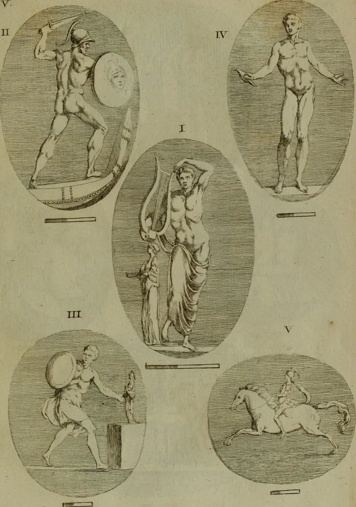 An illustration from Recueil d'antiquités égyptiennes, étrusques, greques et romaines, 1752, leaf 310