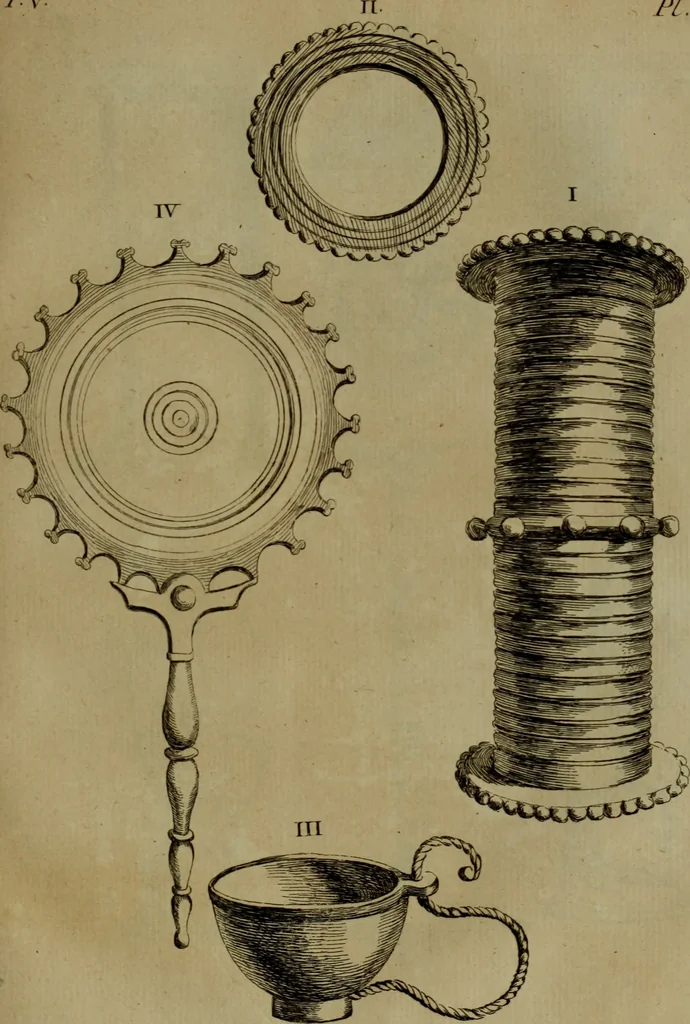 An illustration from Recueil d'antiquités égyptiennes, étrusques, greques et romaines, 1752, leaf 330
