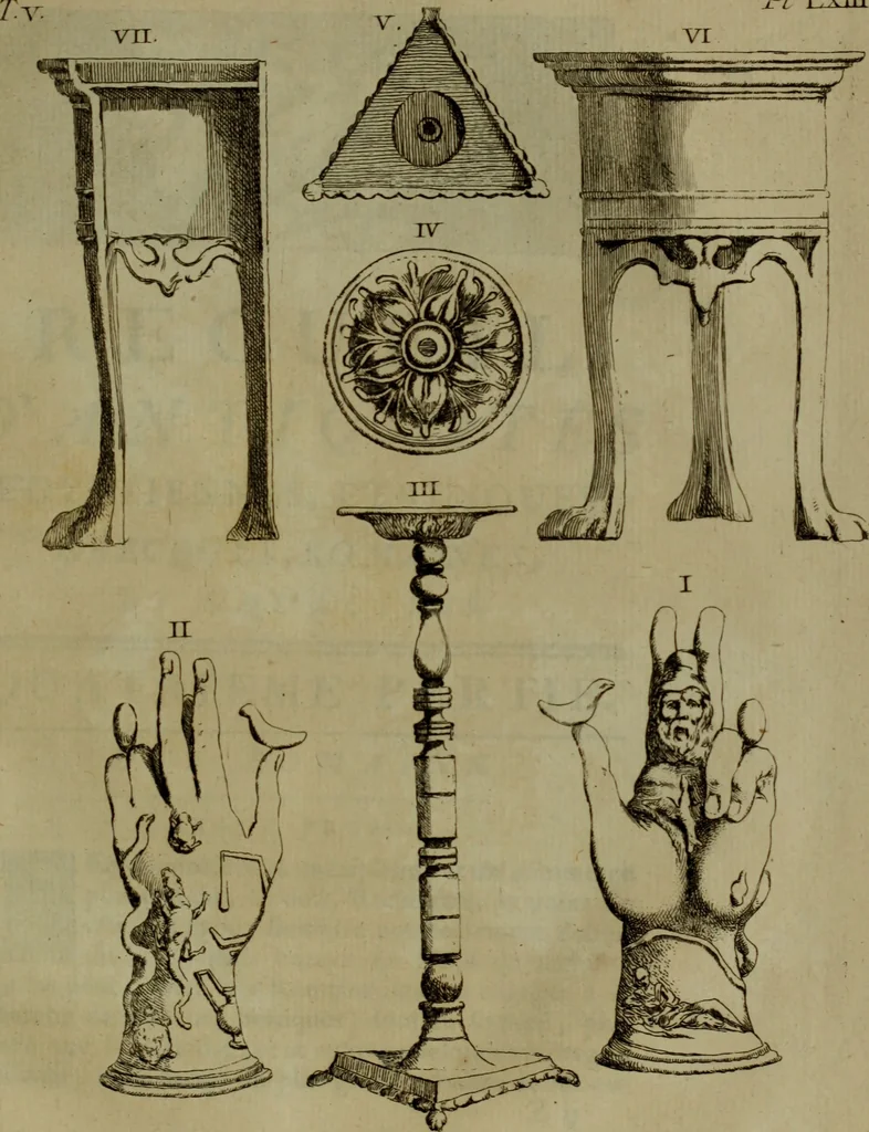 An illustration from Recueil d'antiquités égyptiennes, étrusques, greques et romaines, 1752, leaf 332