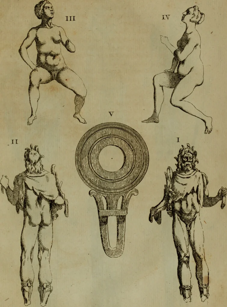 An illustration from Recueil d'antiquités égyptiennes, étrusques, greques et romaines, 1752, leaf 424