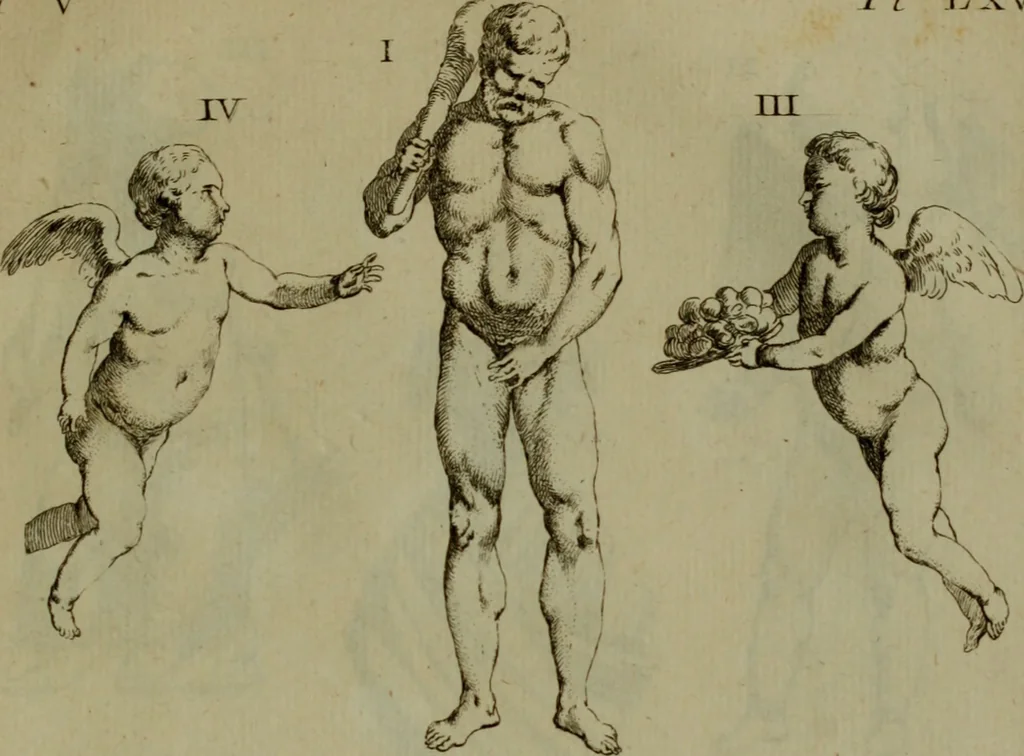 An illustration from Recueil d'antiquités égyptiennes, étrusques, greques et romaines, 1752, leaf 428