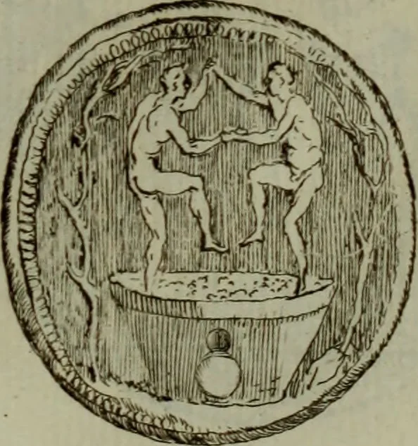 An illustration from Recueil d'antiquités égyptiennes, étrusques, greques et romaines, 1752, leaf 440