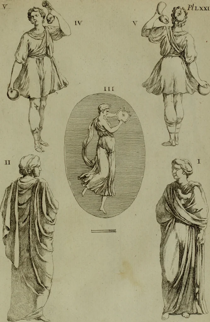 An illustration from Recueil d'antiquités égyptiennes, étrusques, greques et romaines, 1752, leaf 454