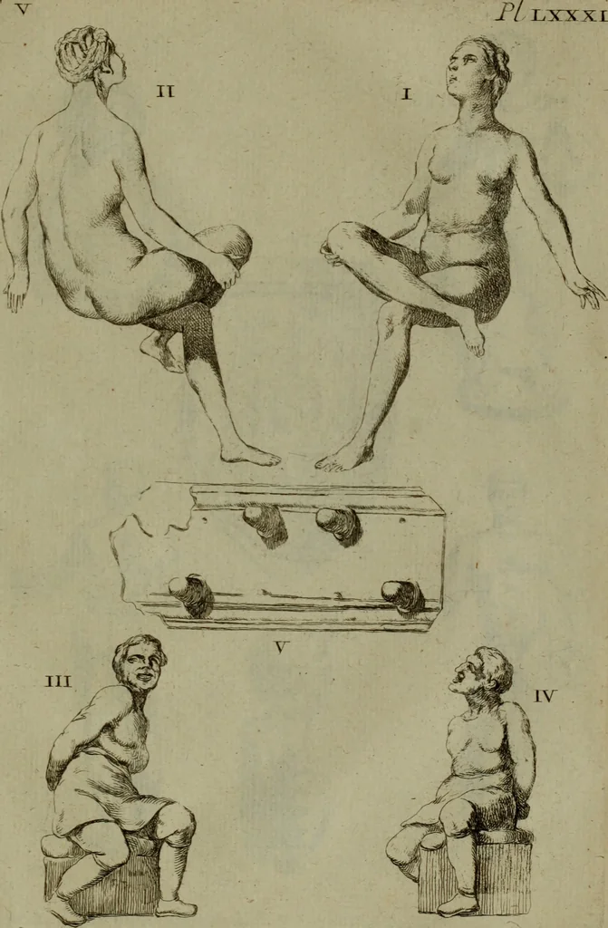 An illustration from Recueil d'antiquités égyptiennes, étrusques, greques et romaines, 1752, leaf 458