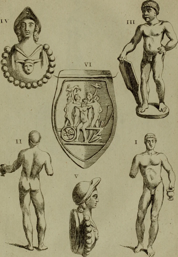 An illustration from Recueil d'antiquités égyptiennes, étrusques, greques et romaines, 1752, leaf 460