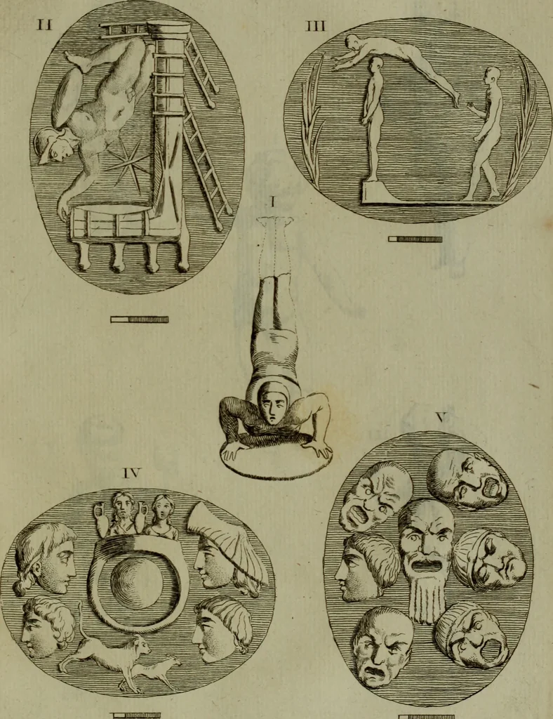 An illustration from Recueil d'antiquités égyptiennes, étrusques, greques et romaines, 1752, leaf 468