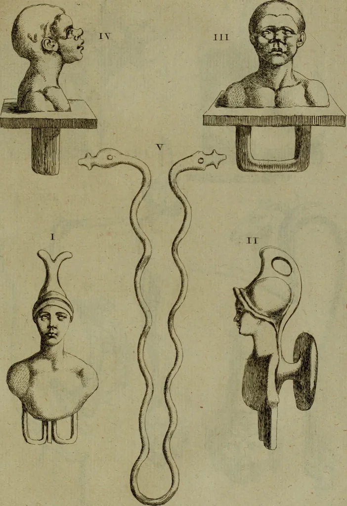 An illustration from Recueil d'antiquités égyptiennes, étrusques, greques et romaines, 1752, leaf 472