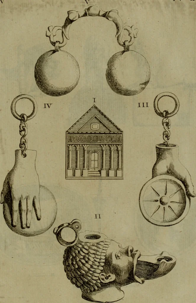 An illustration from Recueil d'antiquités égyptiennes, étrusques, greques et romaines, 1752, leaf 476