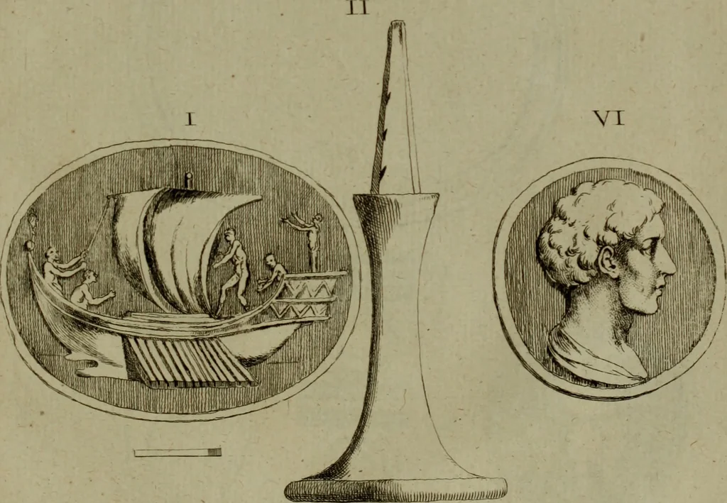 An illustration from Recueil d'antiquités égyptiennes, étrusques, greques et romaines, 1752, leaf 478