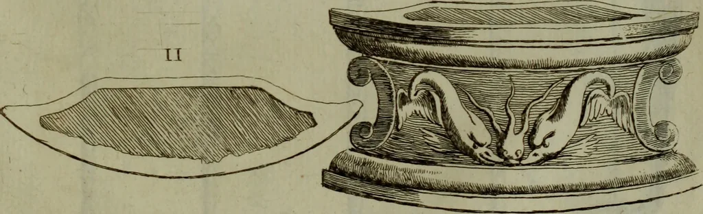 An illustration from Recueil d'antiquités égyptiennes, étrusques, greques et romaines, 1752, leaf 486