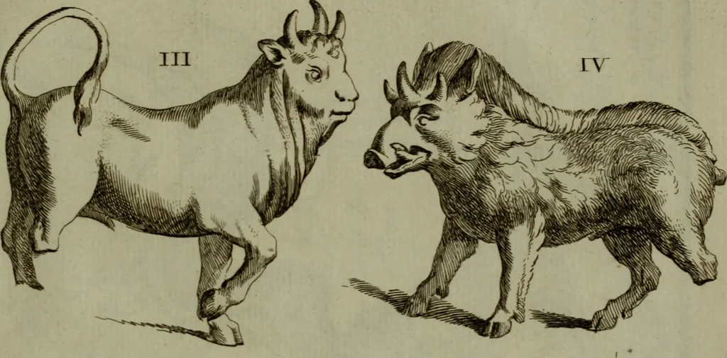An illustration from Recueil d'antiquités égyptiennes, étrusques, greques et romaines, 1752, leaf 586