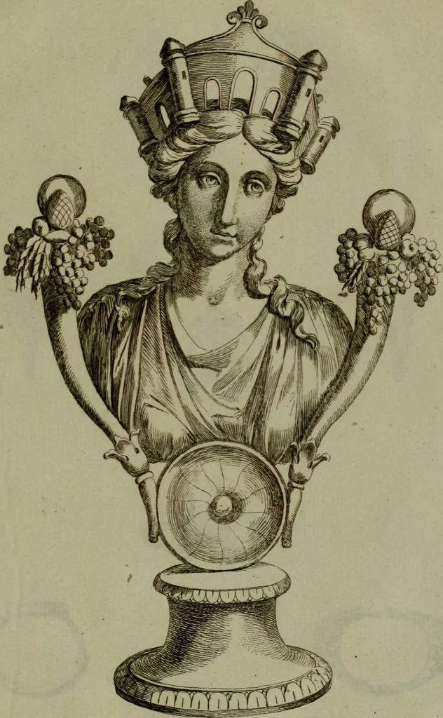 An illustration from Recueil d'antiquités égyptiennes, étrusques, greques et romaines, 1752, leaf 592