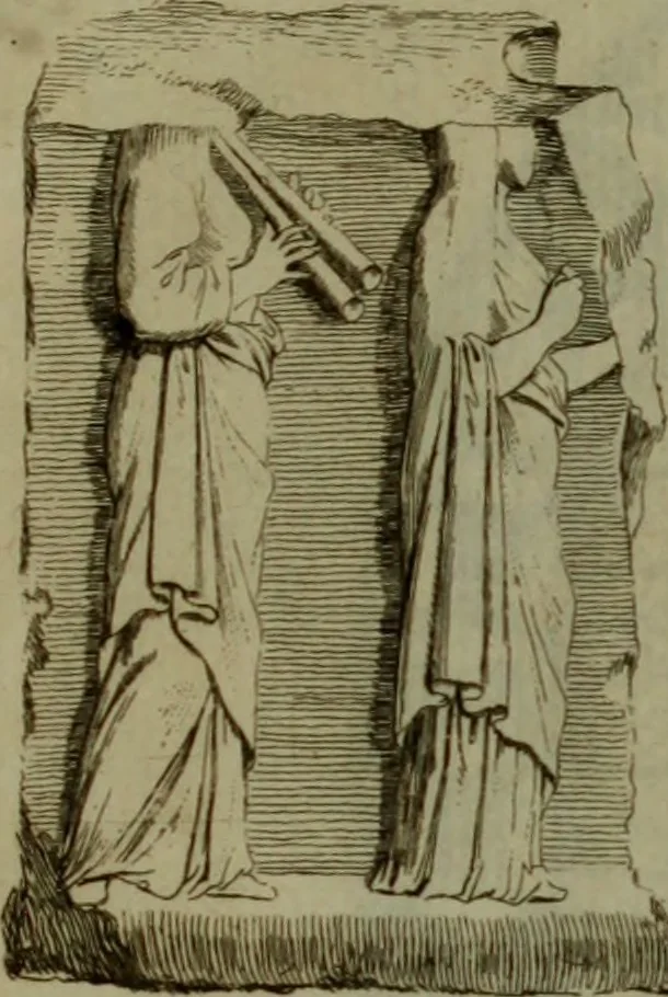An illustration from Recueil d'antiquités égyptiennes, étrusques, greques et romaines, 1752, leaf 604