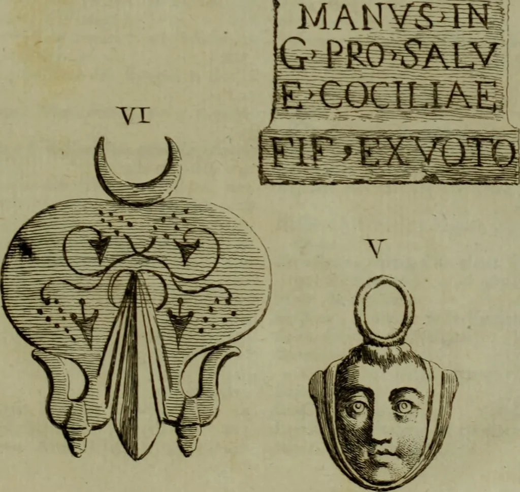 An illustration from Recueil d'antiquités égyptiennes, étrusques, greques et romaines, 1752, leaf 610