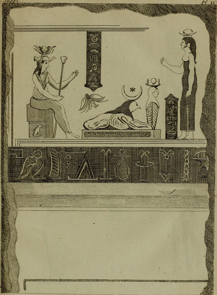 An illustration from Recueil d'antiquités égyptiennes, étrusques, greques et romaines, 1752, leaf 160