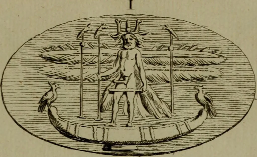 An illustration from Recueil d'antiquités égyptiennes, étrusques, greques et romaines, 1752, leaf 172