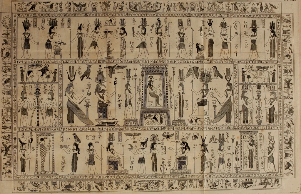 An illustration from Recueil d'antiquités égyptiennes, étrusques, greques et romaines, 1752, leaf 180
