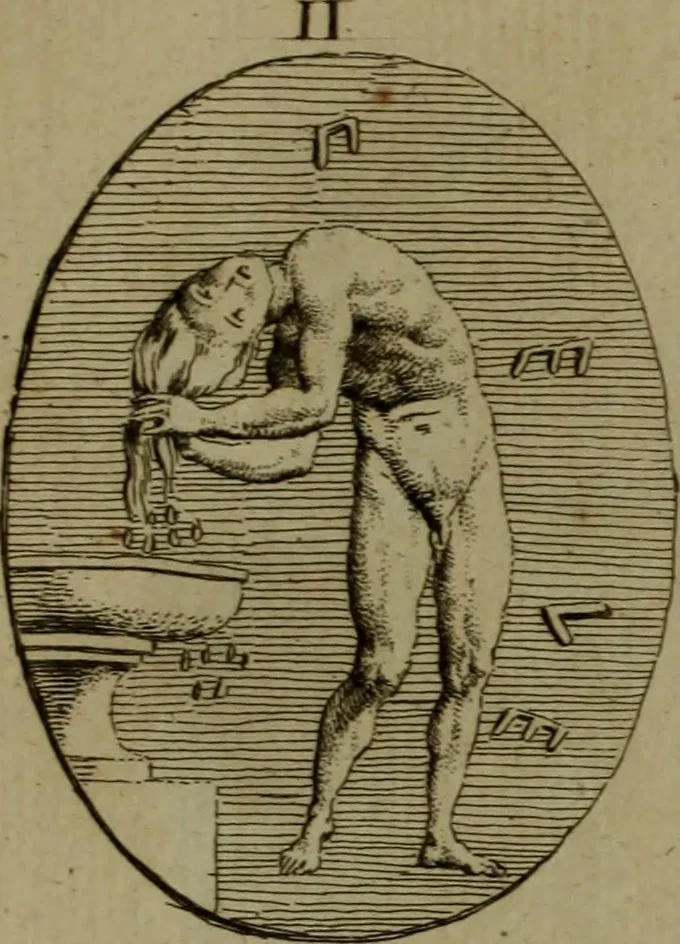 An illustration from Recueil d'antiquités égyptiennes, étrusques, greques et romaines, 1752, leaf 230