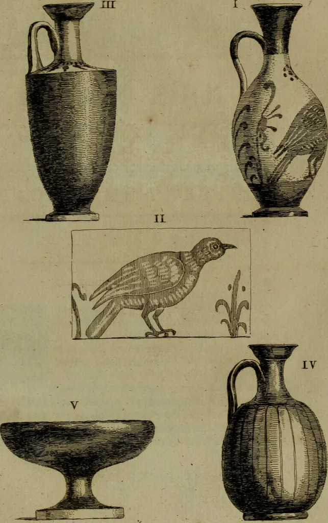 An illustration from Recueil d'antiquités égyptiennes, étrusques, greques et romaines, 1752, leaf 232