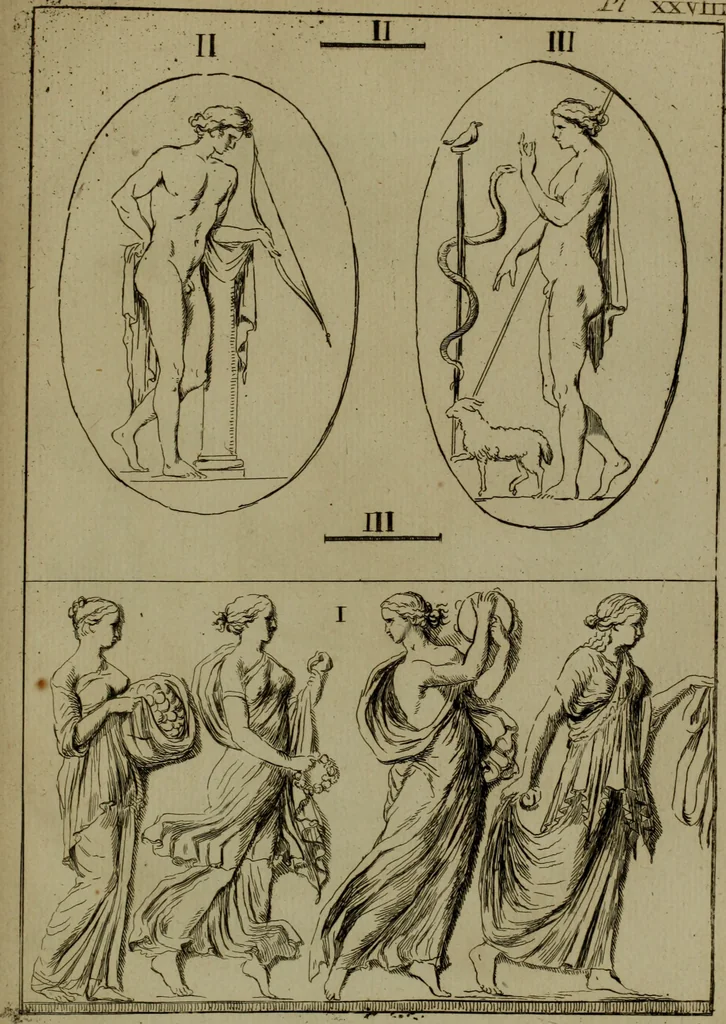 An illustration from Recueil d'antiquités égyptiennes, étrusques, greques et romaines, 1752, leaf 272