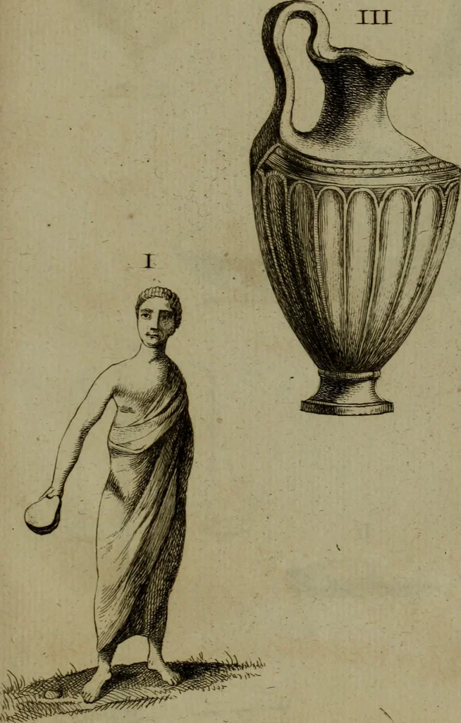 An illustration from Recueil d'antiquités égyptiennes, étrusques, greques et romaines, 1752, leaf 276