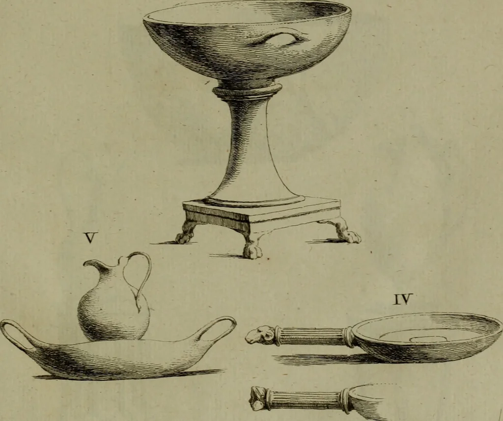 An illustration from Recueil d'antiquités égyptiennes, étrusques, greques et romaines, 1752, leaf 286