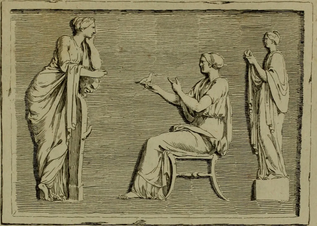 An illustration from Recueil d'antiquités égyptiennes, étrusques, greques et romaines, 1752, leaf 292