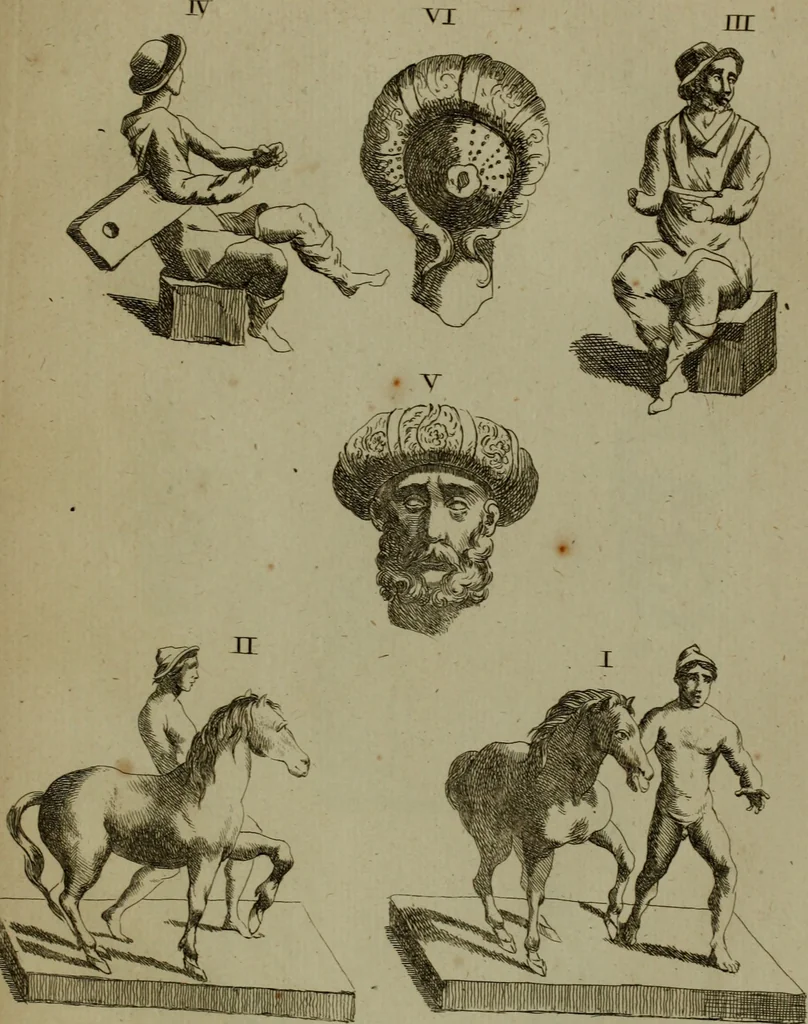 An illustration from Recueil d'antiquités égyptiennes, étrusques, greques et romaines, 1752, leaf 368