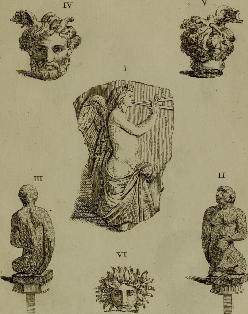An illustration from Recueil d'antiquités égyptiennes, étrusques, greques et romaines, 1752, leaf 372