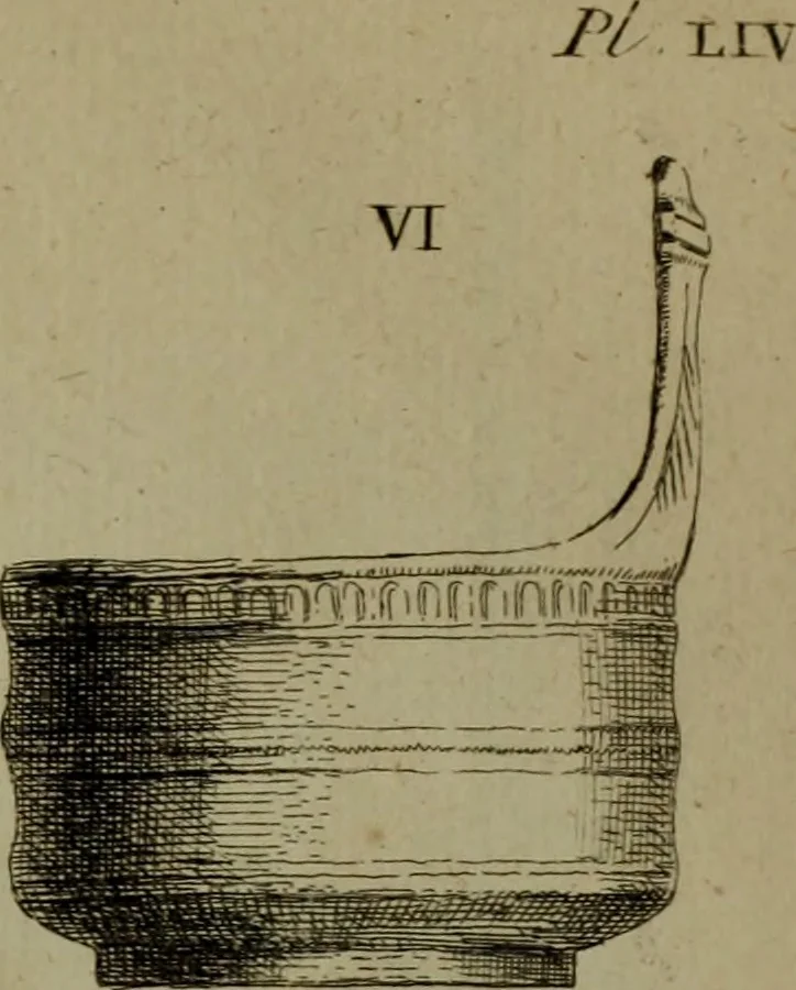 An illustration from Recueil d'antiquités égyptiennes, étrusques, greques et romaines, 1752, leaf 380