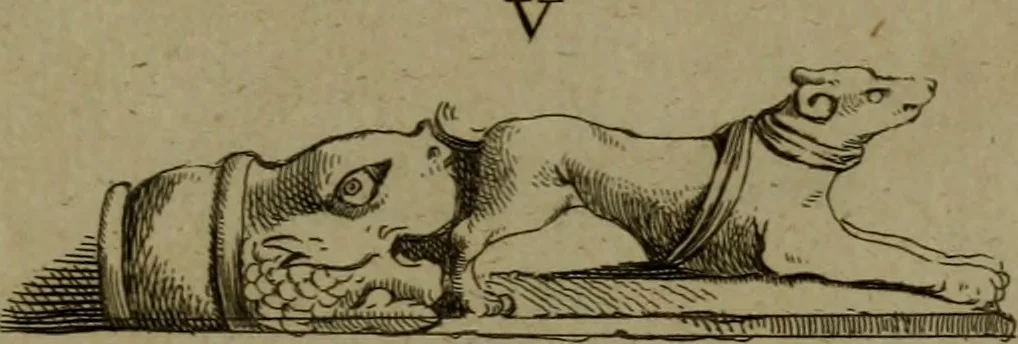 An illustration from Recueil d'antiquités égyptiennes, étrusques, greques et romaines, 1752, leaf 384