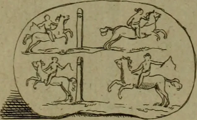 An illustration from Recueil d'antiquités égyptiennes, étrusques, greques et romaines, 1752, leaf 384