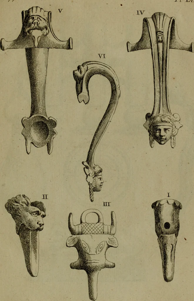 An illustration from Recueil d'antiquités égyptiennes, étrusques, greques et romaines, 1752, leaf 386