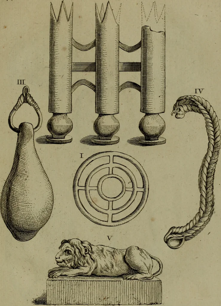 An illustration from Recueil d'antiquités égyptiennes, étrusques, greques et romaines, 1752, leaf 388