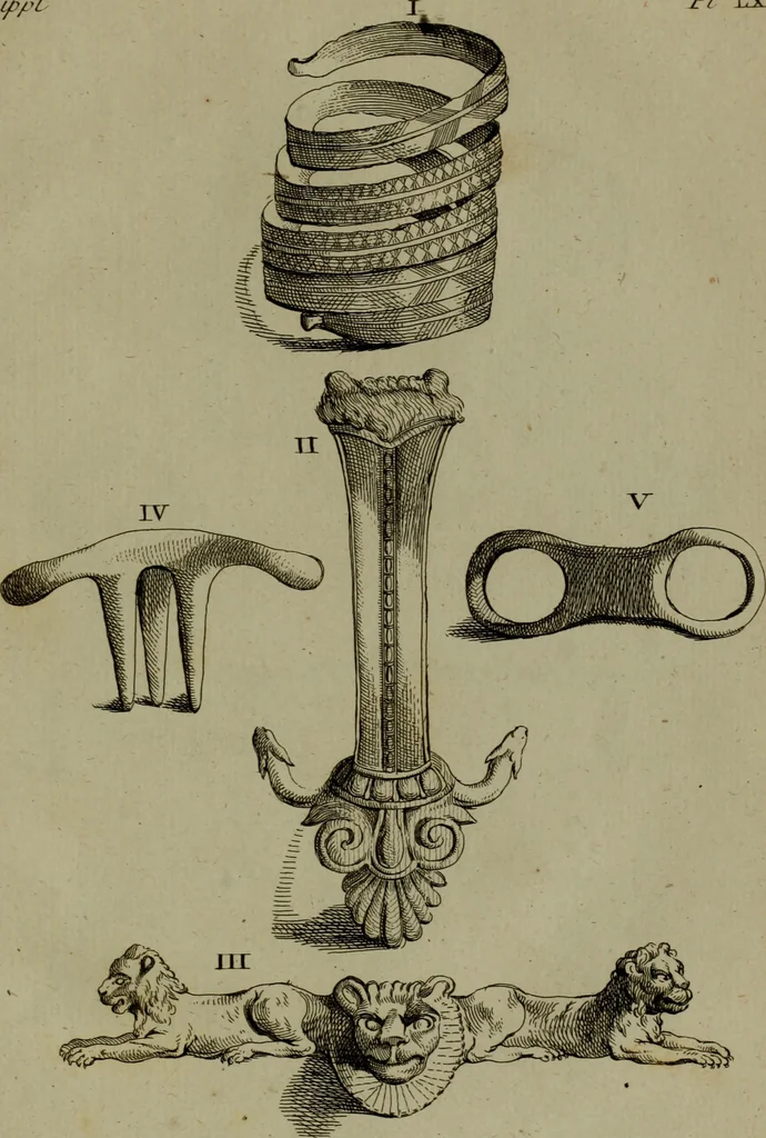 An illustration from Recueil d'antiquités égyptiennes, étrusques, greques et romaines, 1752, leaf 392