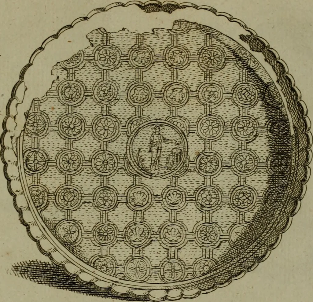 An illustration from Recueil d'antiquités égyptiennes, étrusques, greques et romaines, 1752, leaf 500