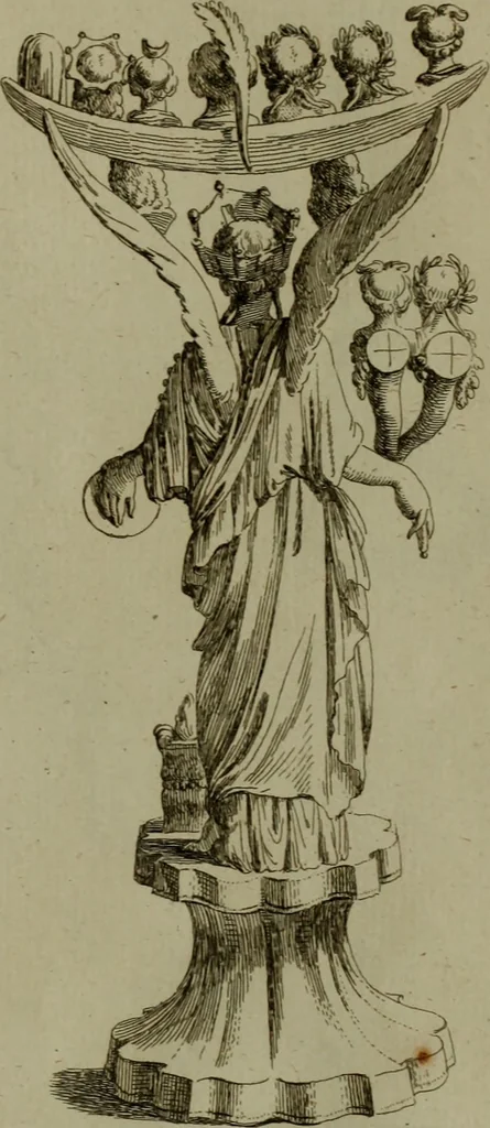An illustration from Recueil d'antiquités égyptiennes, étrusques, greques et romaines, 1752, leaf 506