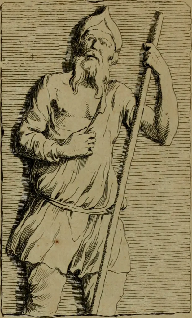 An illustration from Recueil d'antiquités égyptiennes, étrusques, greques et romaines, 1752, leaf 530