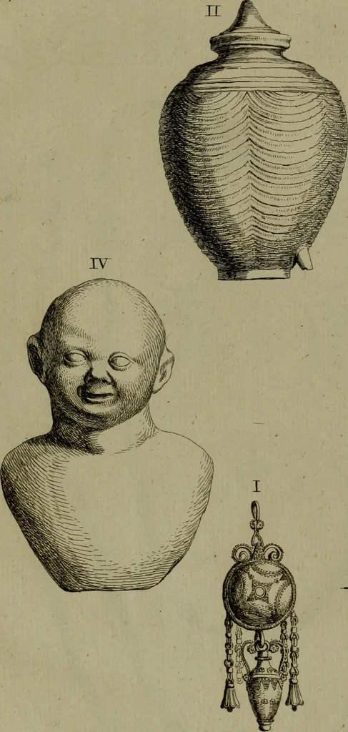 An illustration from Recueil d'antiquités égyptiennes, étrusques, greques et romaines, 1752, leaf 550