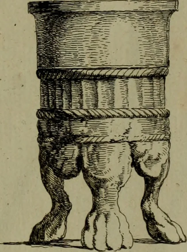 An illustration from Recueil d'antiquités égyptiennes, étrusques, greques et romaines, 1752, leaf 550