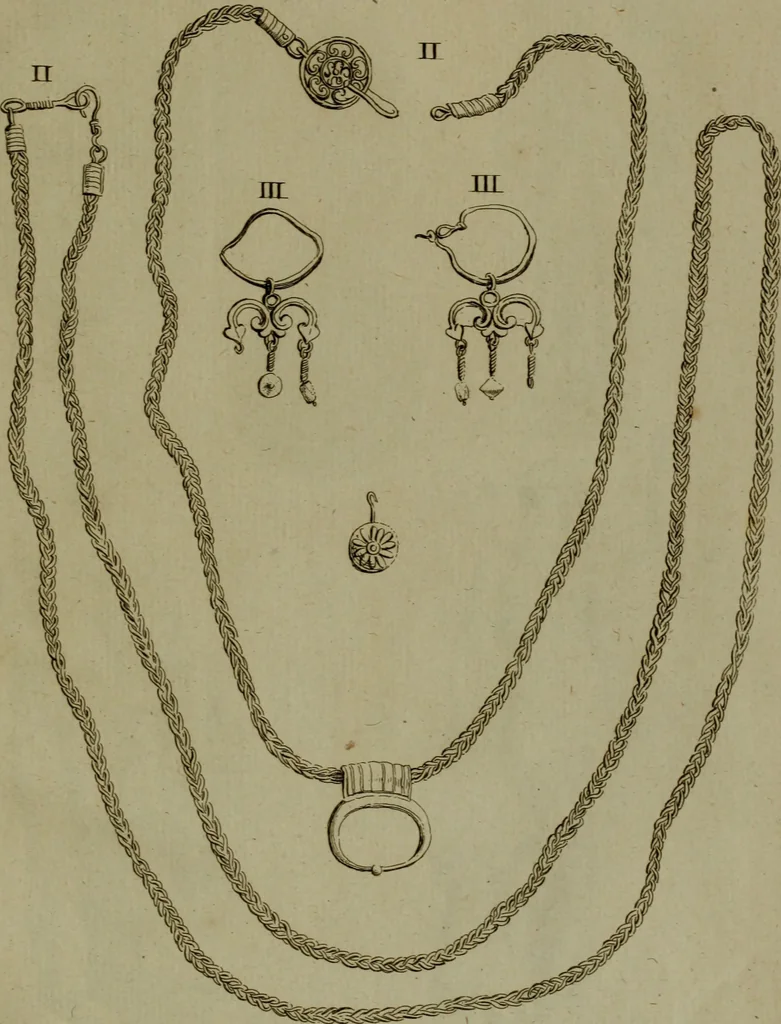 An illustration from Recueil d'antiquités égyptiennes, étrusques, greques et romaines, 1752, leaf 552