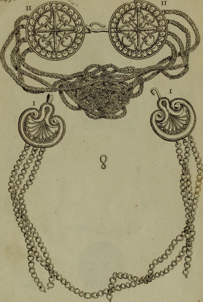 An illustration from Recueil d'antiquités égyptiennes, étrusques, greques et romaines, 1752, leaf 556
