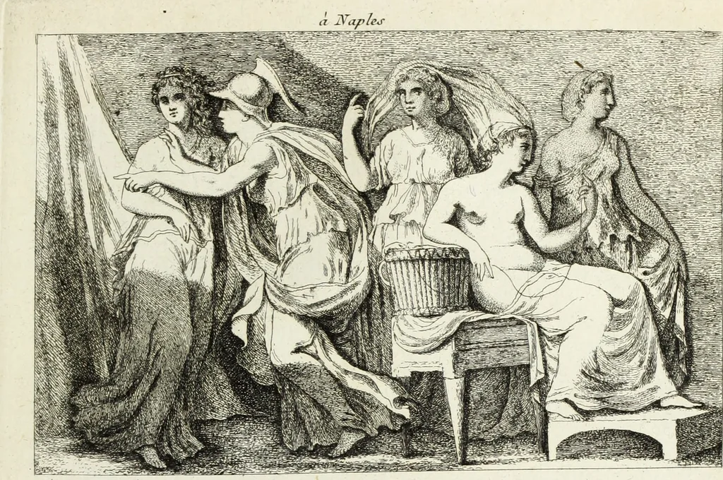 An illustration from Recueil d'antiquités romaines, ou, Voyage d'Italie : composé de 66 planches : dans lequel on trouve divers vases, autels, trépieds, arabesques, et autres sujets gravés d'après les dessins que différens artistes ont faits pendant leur séjour en Italie, 1771, leaf 106