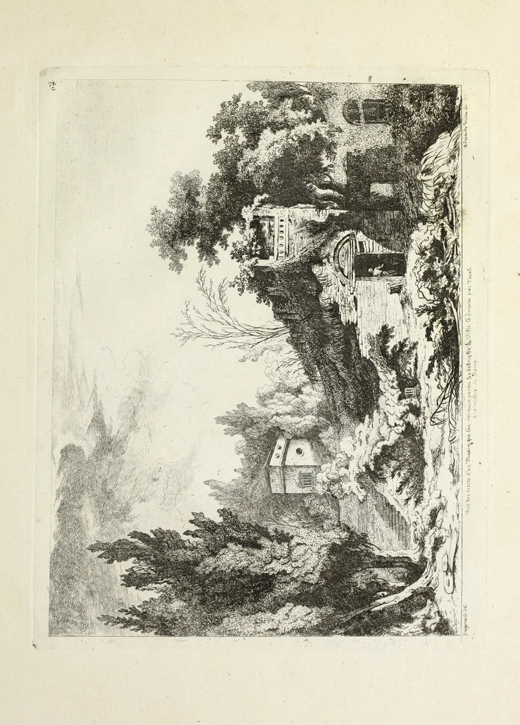 An illustration from Recueil d'antiquités romaines, ou, Voyage d'Italie : composé de 66 planches : dans lequel on trouve divers vases, autels, trépieds, arabesques, et autres sujets gravés d'après les dessins que différens artistes ont faits pendant leur séjour en Italie, 1771, leaf 136