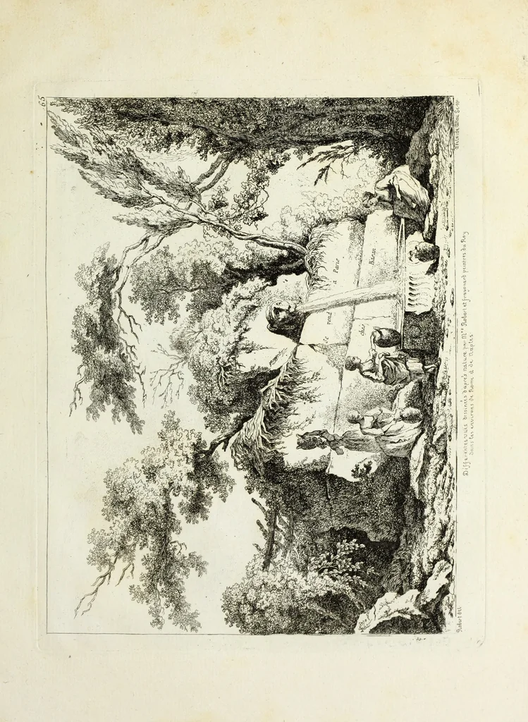 An illustration from Recueil d'antiquités romaines, ou, Voyage d'Italie : composé de 66 planches : dans lequel on trouve divers vases, autels, trépieds, arabesques, et autres sujets gravés d'après les dessins que différens artistes ont faits pendant leur séjour en Italie, 1771, leaf 138