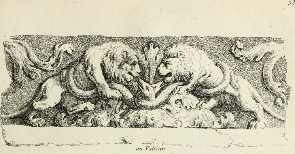 An illustration from Recueil d'antiquités romaines, ou, Voyage d'Italie : composé de 66 planches : dans lequel on trouve divers vases, autels, trépieds, arabesques, et autres sujets gravés d'après les dessins que différens artistes ont faits pendant leur séjour en Italie, 1771, leaf 84