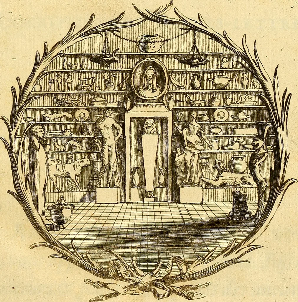 An illustration from Recueil d'antiquités égyptiennes, étrusques, greques et romaines, 1752, leaf 10